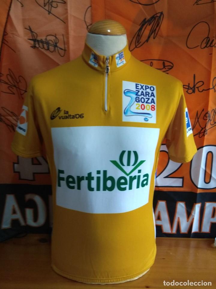 Maillot Amarillo Ciclismo Vuelta España 2006 